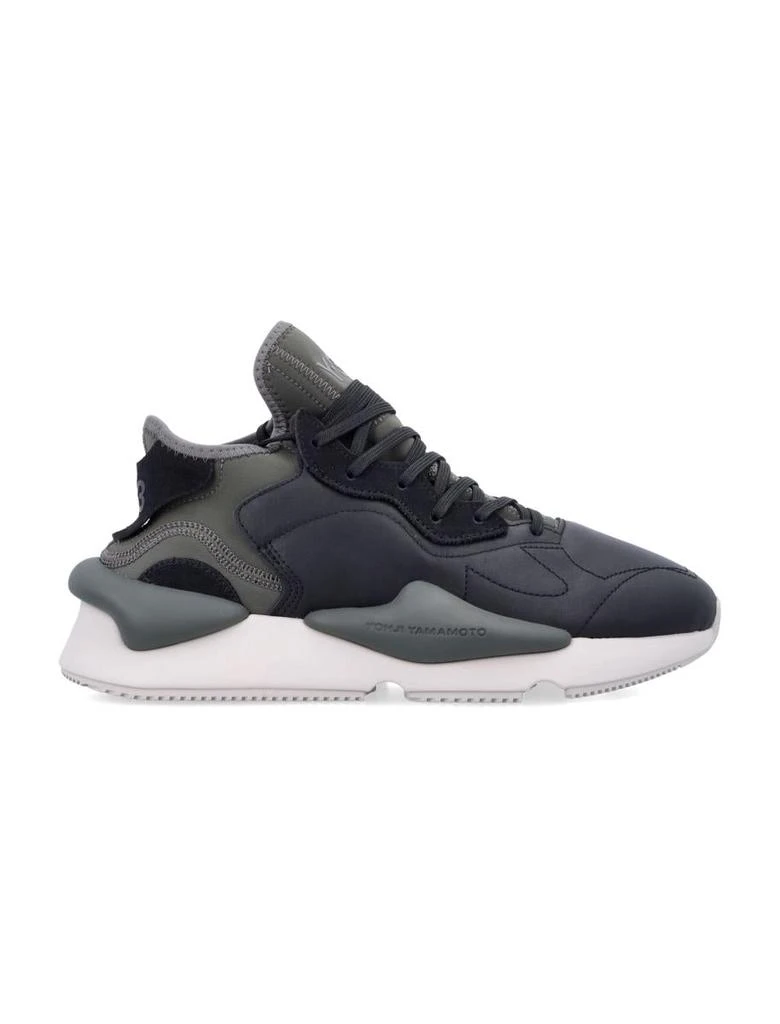 adidas gazelle silver green womens Y-3 KAIWA SNEAKER, BLACK  OZNICO