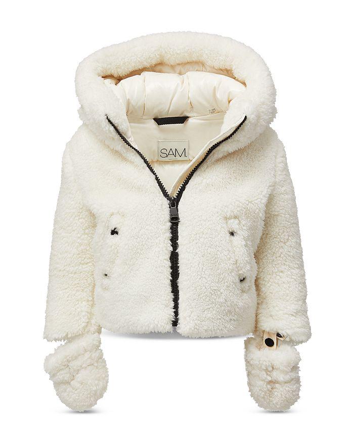 SAM. Unisex Snowball Faux Shearling Hooded Down Jacket - Baby