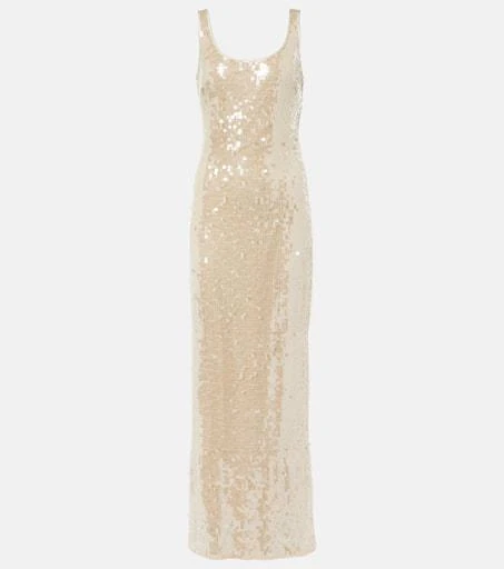 SIMKHAI Bex sequined maxi dress 1