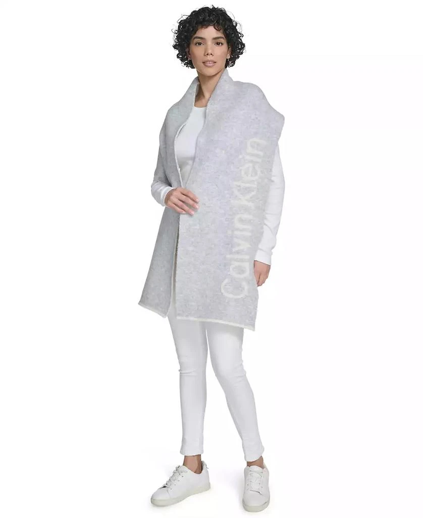 Calvin Klein Plush-Lined Scarf 4