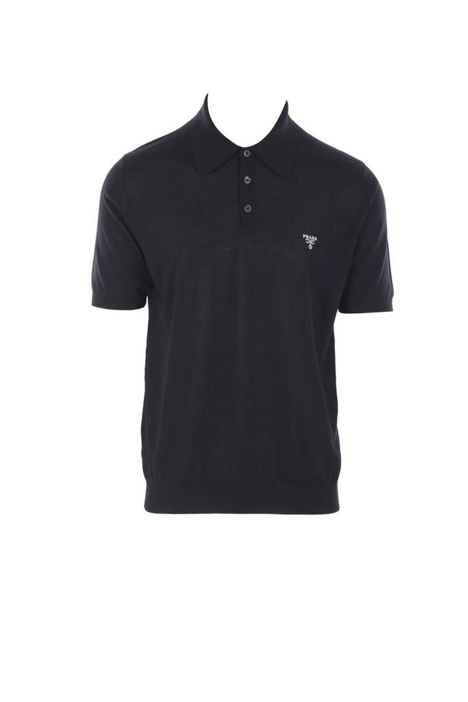 Prada Silk and Cotton Polo Shirt - Polo Shirts - Free Shipping