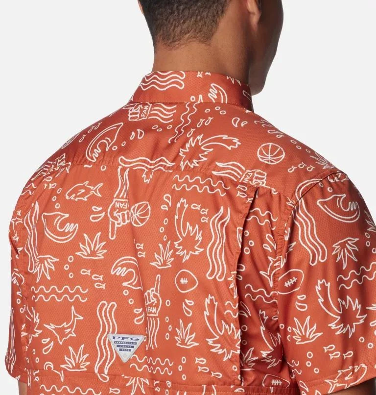 Columbia Columbia Men's Collegiate PFG Super Slack Tide  Shirt - Texas- 5