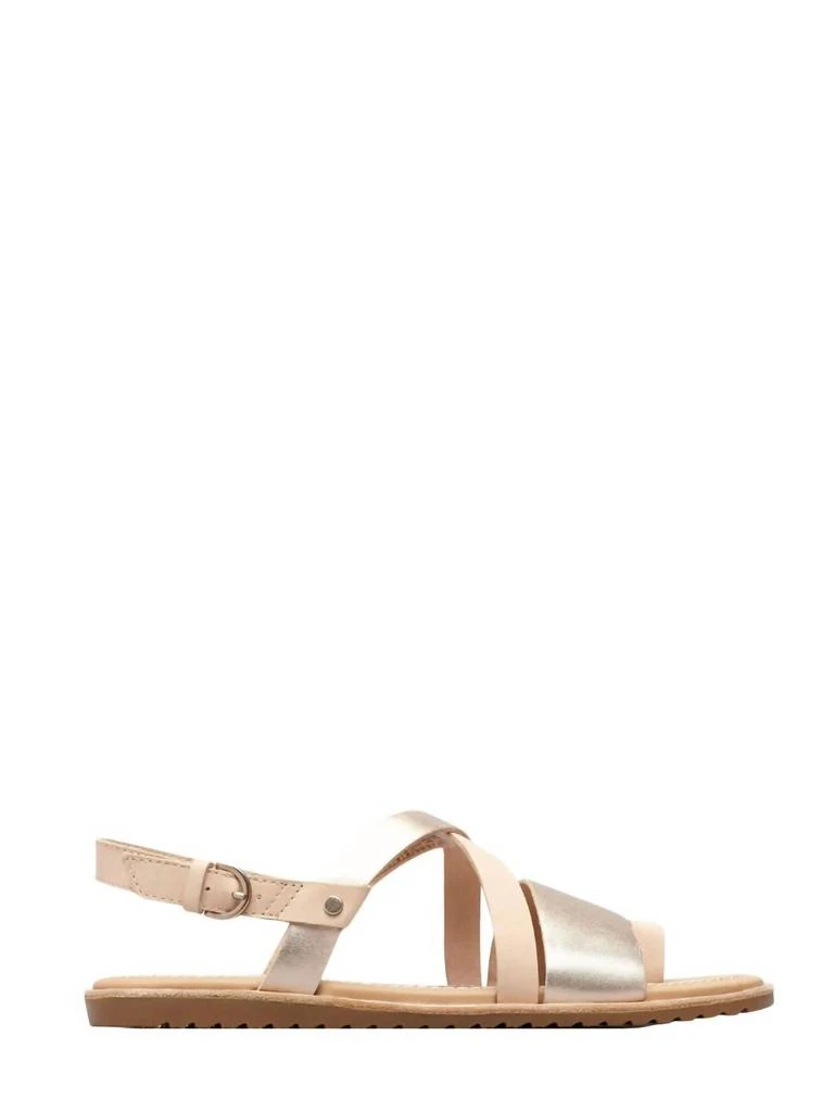 SOREL Women's Ella Criss Cross Sandals In Natural Tan 1
