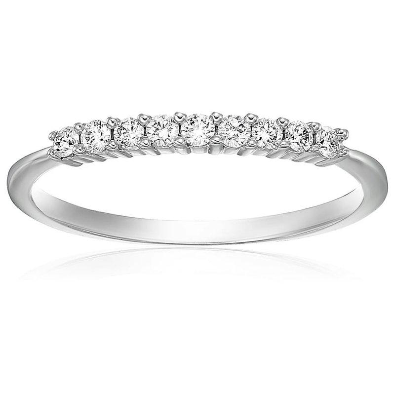 Vir Jewels Round Diamond Wedding Band For Women With 14k Gold 9 Stones Set SIZE: 10/CARAT WEIGHT: 0.75