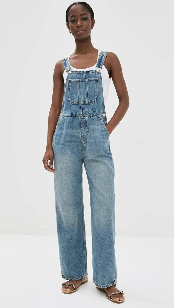 Reformation River Relaxed Denim Overalls 6
