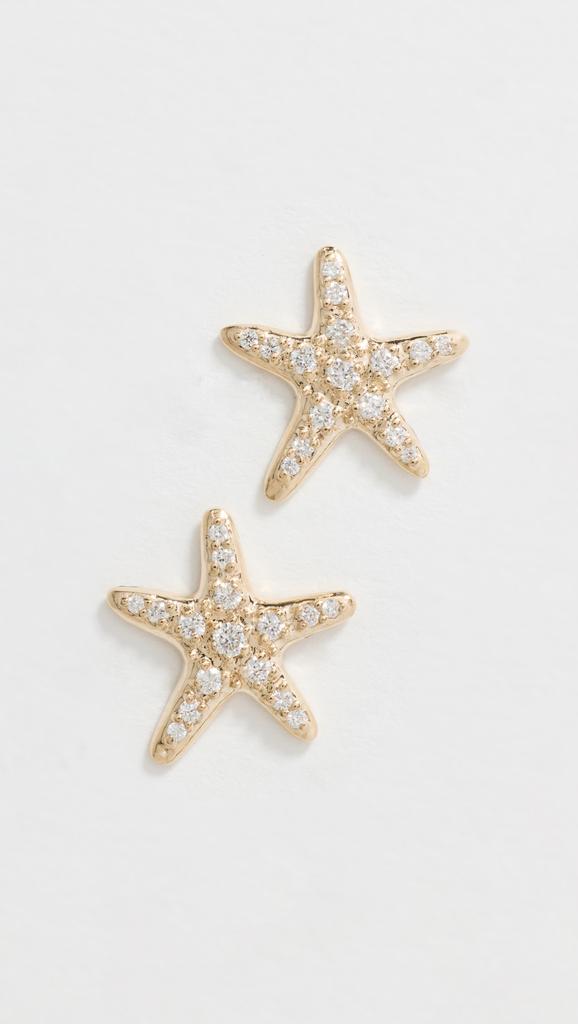 Sydney Evan 14k Starfish Studs