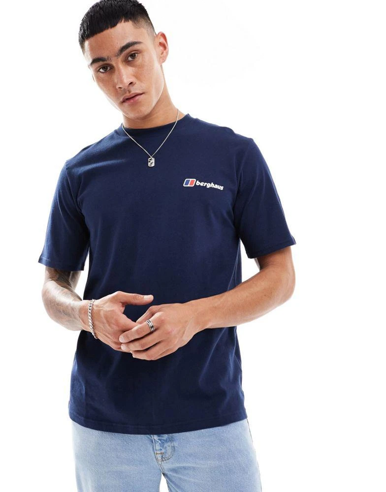 Berghaus Berghaus  mountain Lineation Short Sleeve T-Shirt in BLUE 2