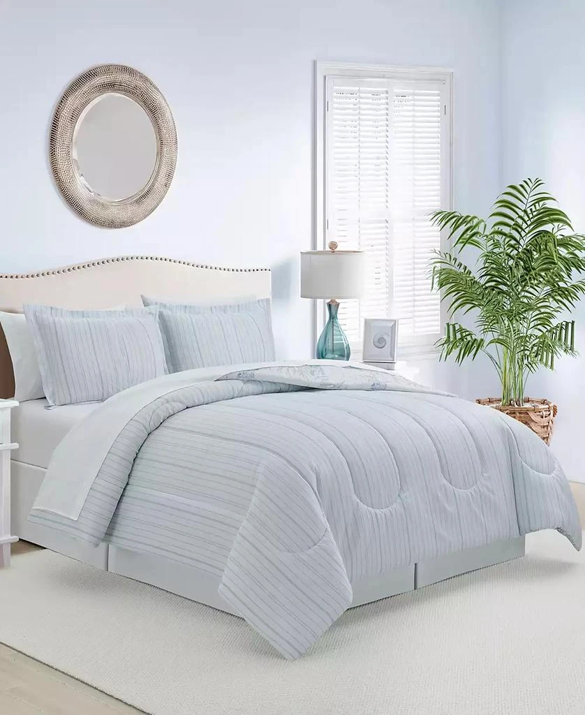 Sunham Coastal Coral 8-Pc. Comforter Sets 4