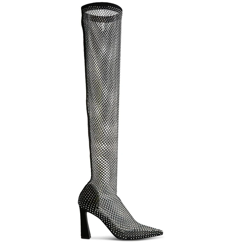 Steve Madden Sapphire Womens Embellished Flexible Over-The-Knee Boots 3