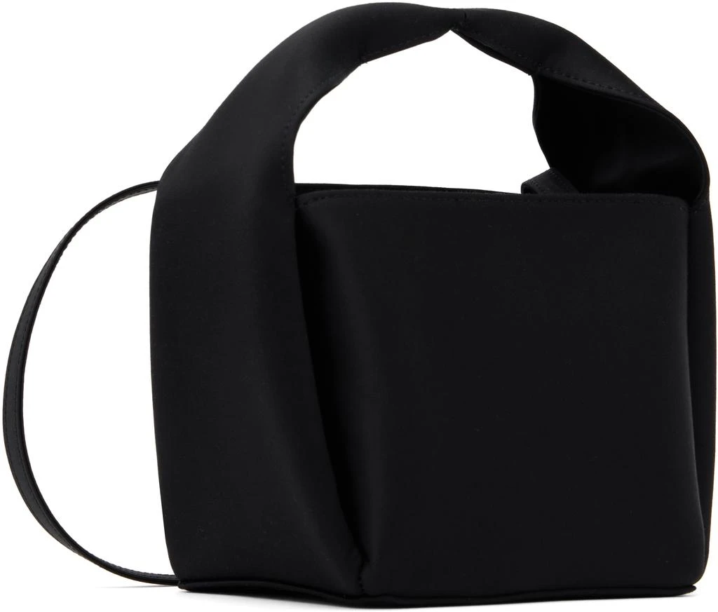 Totême Black Petite Satin Bucket Bag 2