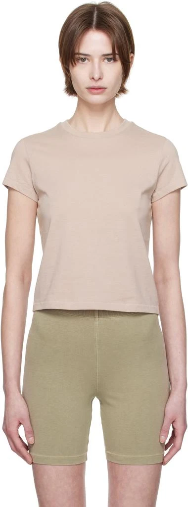 SKIMS Brown Relaxed Tees Shrunken T-shirt 1