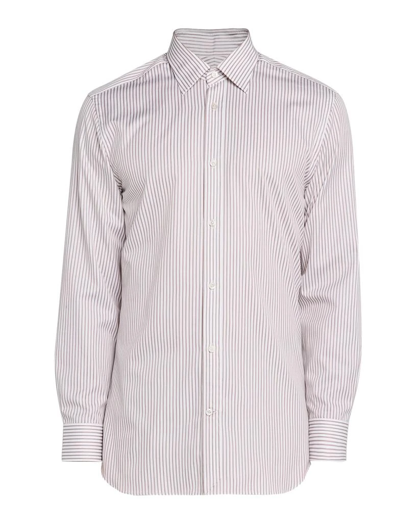 Dunhill Men's Cotton Pinstripe Modern-Fit Sport Shirt 1