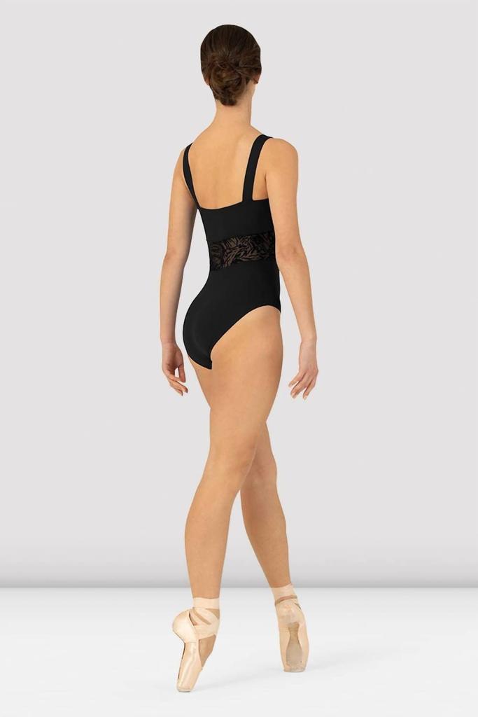 Bloch Chloe Wide Strap Leotard In Black