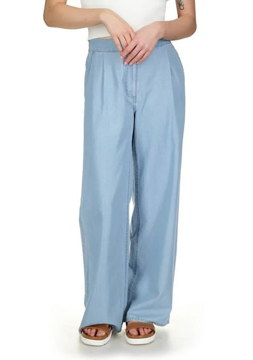 Michael Kors Michael Kors Womens Wide Leg Tencel Pants 1
