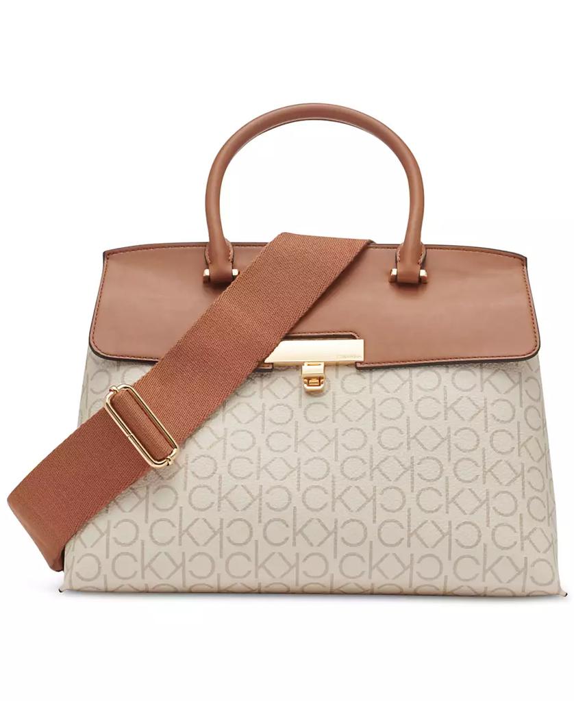 大人気新品セール ブ Becky Klein Calvin Signature Satchel Convertible Turnlock 財布・ケース・小物入れ