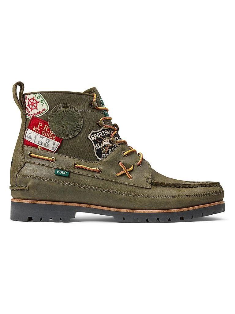 Ralph Lauren Ranger Patchwork Suede Boots - BeyondStyle display picture 1