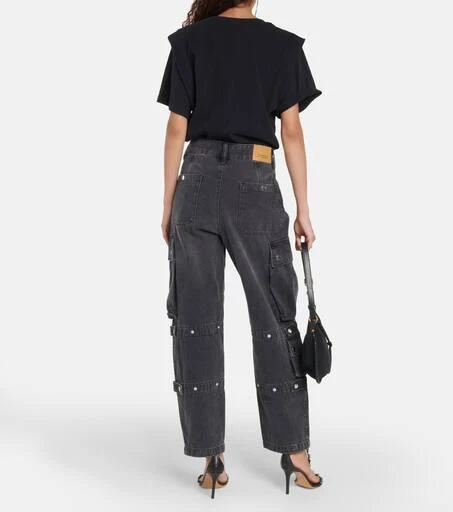 Isabel Marant Elore denim cargo pants 3