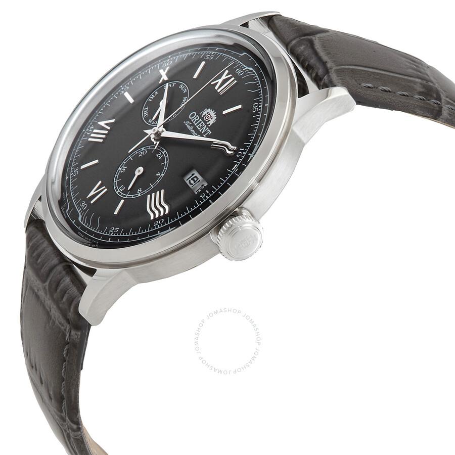 Orient Star Classic Bambino 2nd Generation GMT Automatic Black Dial Men's Watch RA-AK0704