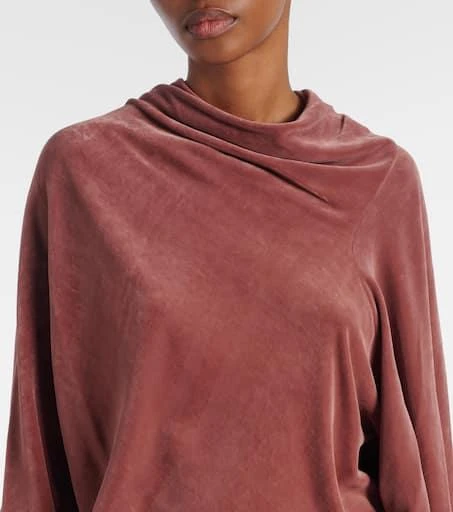 Rick Owens Draped charmeuse top 4