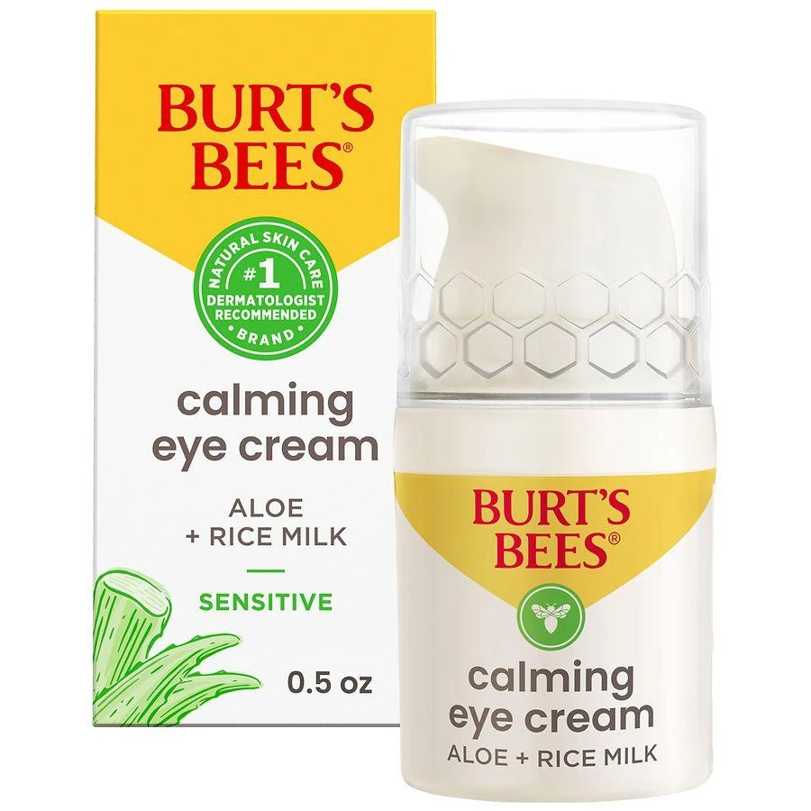 Burt's Bees Aloe + Rice Milk Calming Eye Cream for Sensitive Skin 1