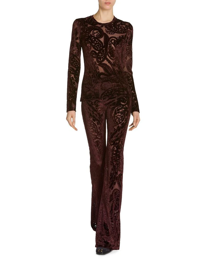 ETRO Long Sleeve Velvet Top 6