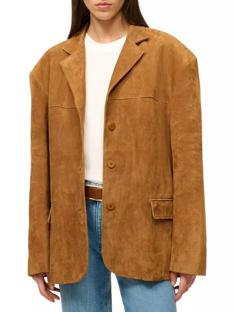Staud Corrine Suede Jacket 3