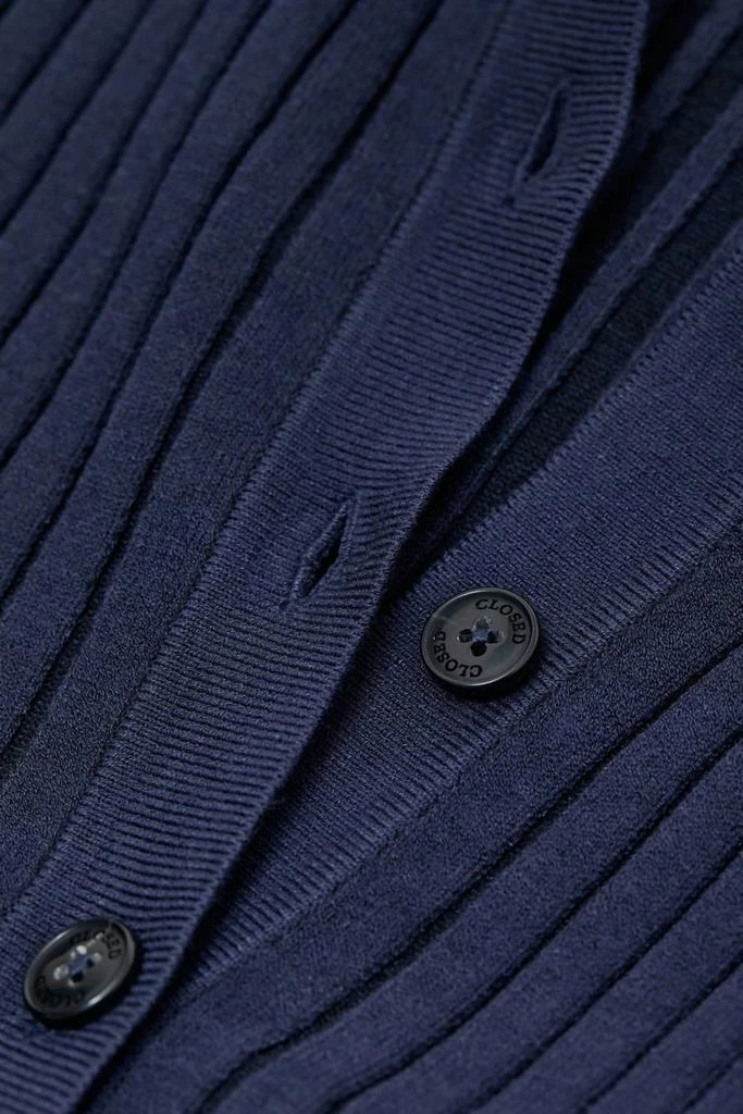 Closed Closed - Ribbed Short Sleeve Polo Shirt 4