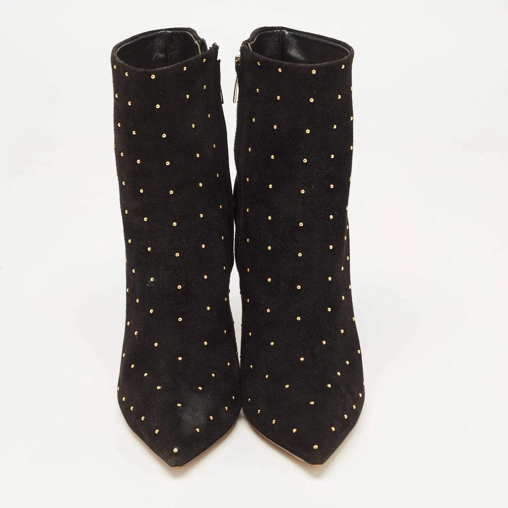 Gianvito Rossi Gianvito Rossi  Black Suede Studded Ankle Boots Size 41 3