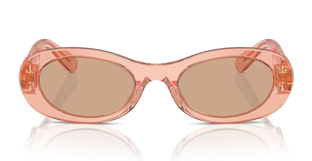 Miu Miu Eyewear Miu Miu Eyewear Oval Frame Sunglasses 1