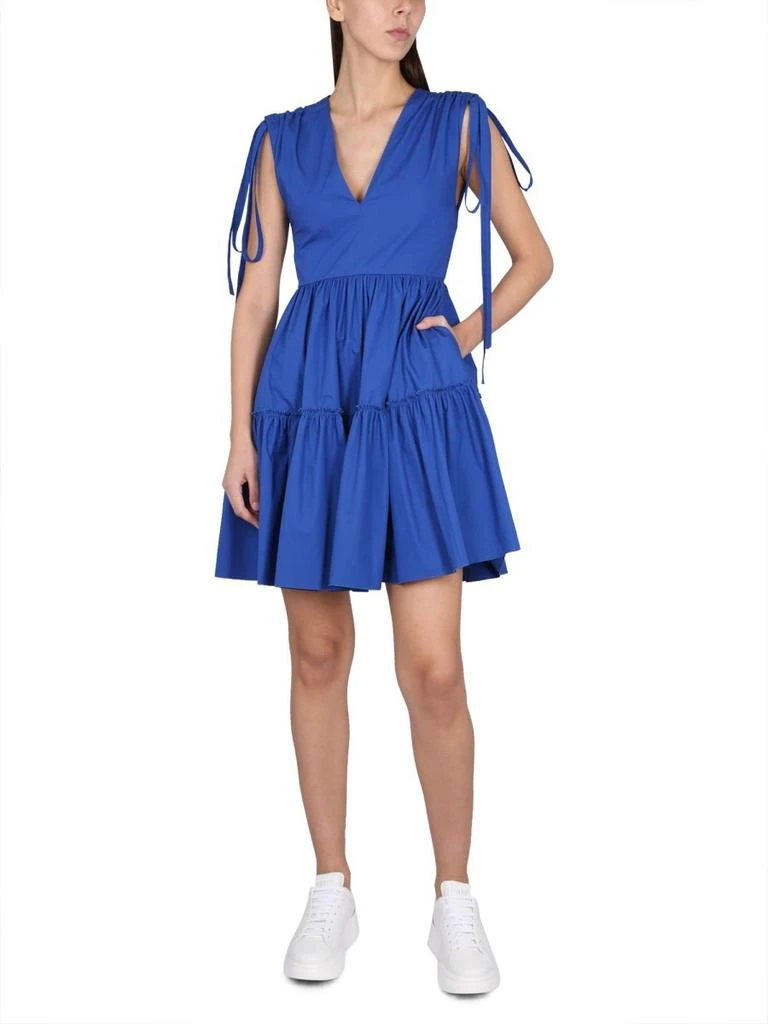 RED Valentino REDValentino V-Neck Sleeveless Dress 4