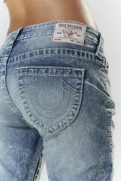 True Religion True Religion Joey Big T Vintage Low-Rise Flare Jean 2