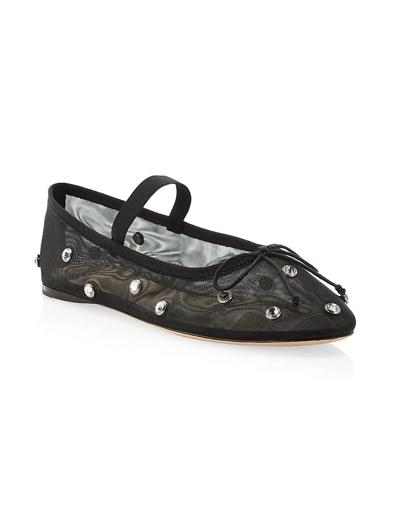 Loeffler Randall Leonie Crystal Mesh Ballet Flats 2