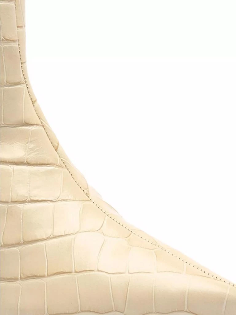 Schutz Maryana Crocodile-Embossed Leather Knee-High Boots 5