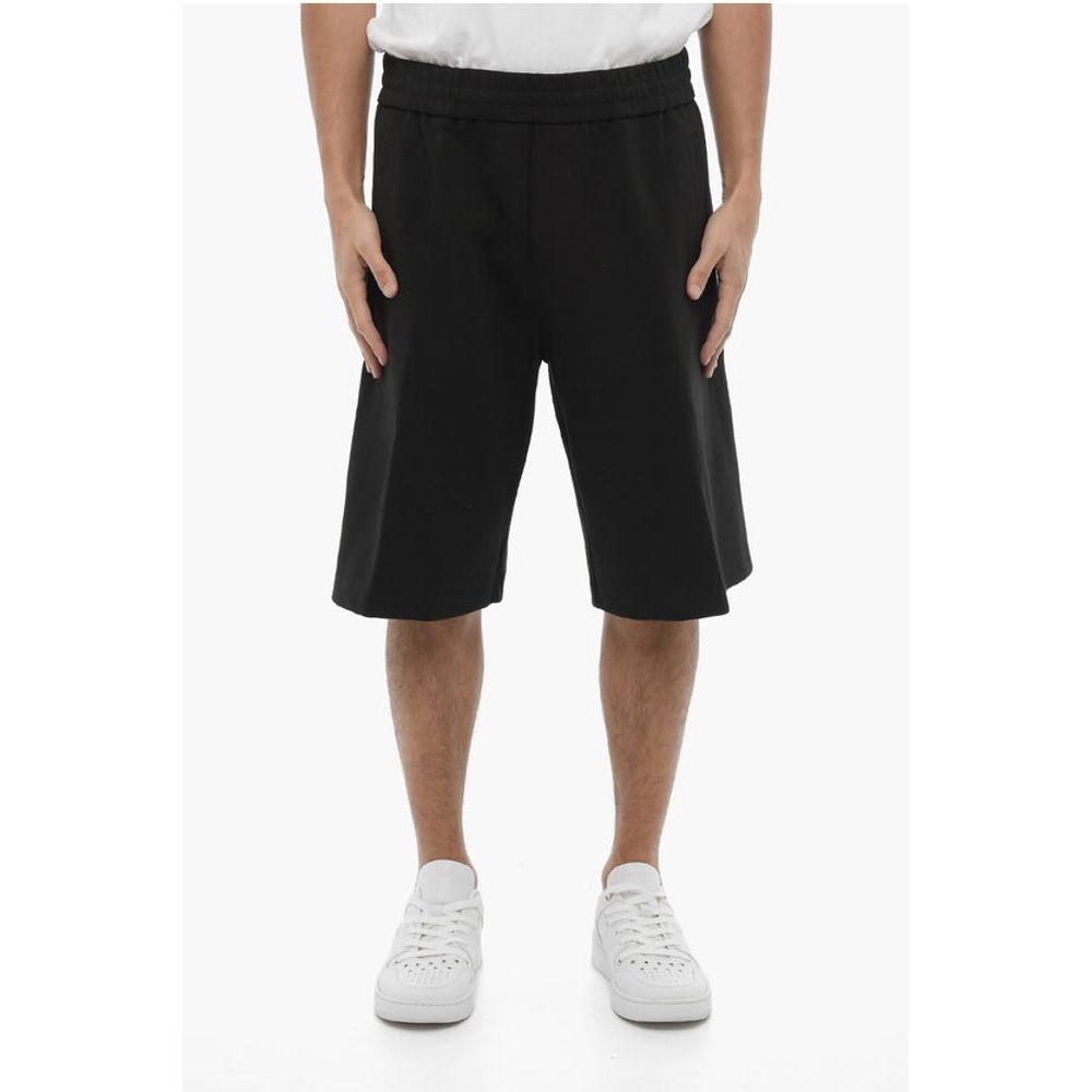 Neil Barrett Solid Color Cargo Sweat Men's Shorts