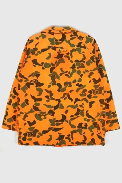 Urban Outfitters Vintage Woolrich Orange Camo Jacket 2