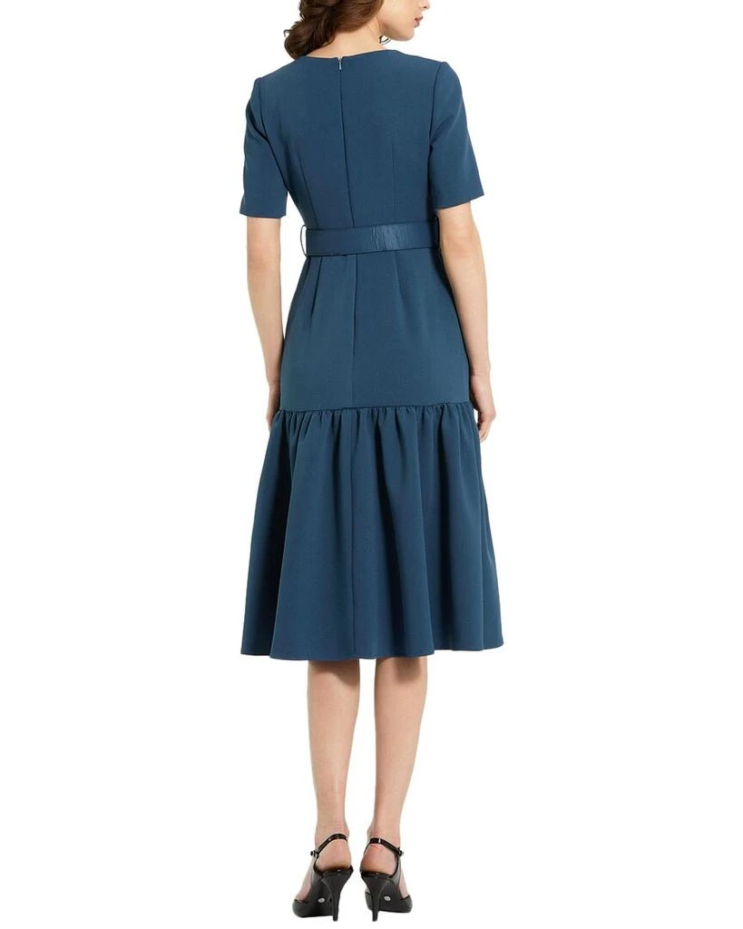 Crepe Midi Dress with Belt  On Sale Now with Up to 69% Off | Discover  Exclusive Deals & Savings at BeyondStyle  Authentic Mac Duggal  women|clothing|dresses with Limited-Time Discounts, Free Shipping,