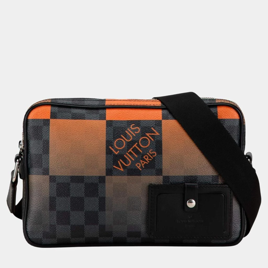 Louis Vuitton Louis Vuitton Black/Orange Damier Graphite Giant Alpha Messenger Bag 1