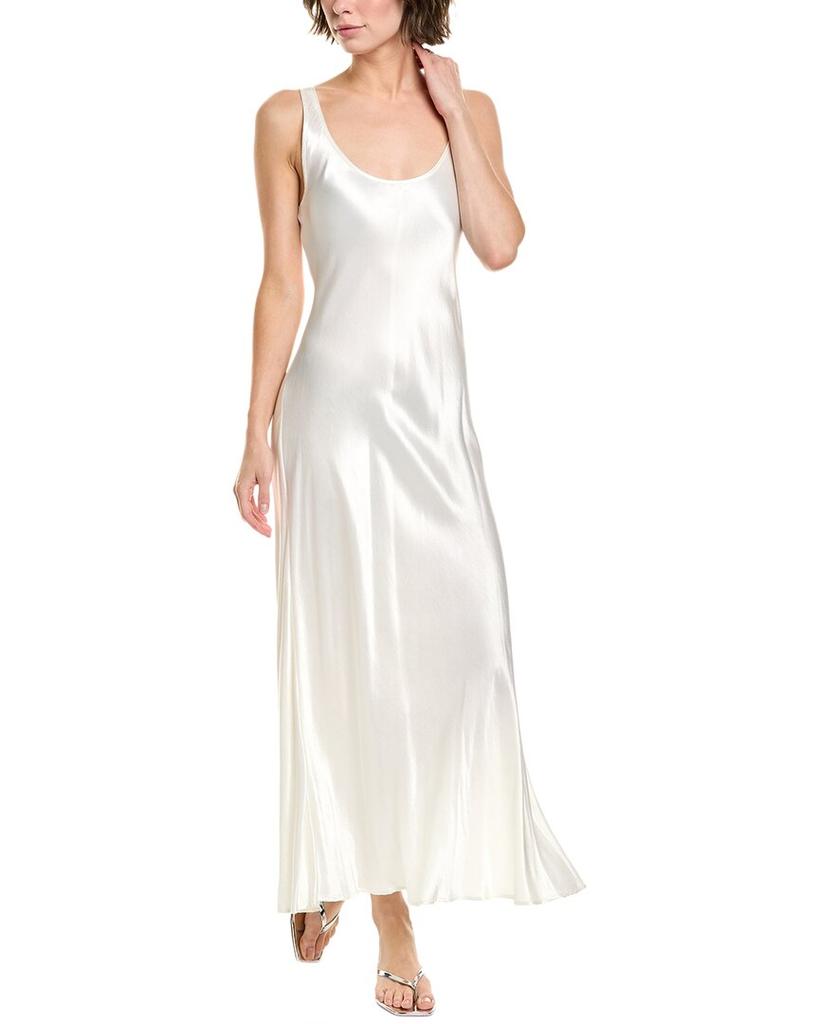 Enza Costa Satin Tank Maxi Dress