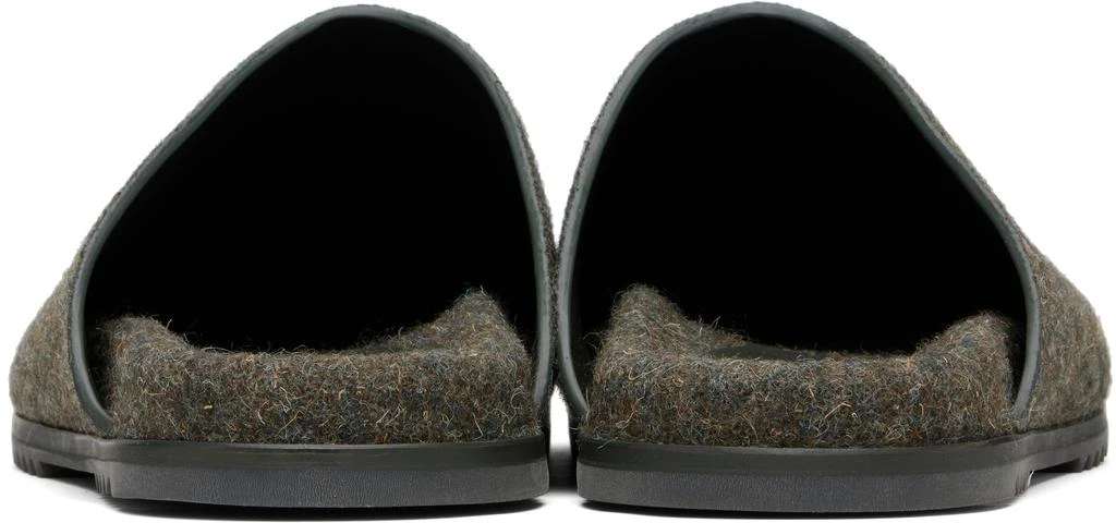 Rick Owens Gray Concordians Granola Mule Loafers 2
