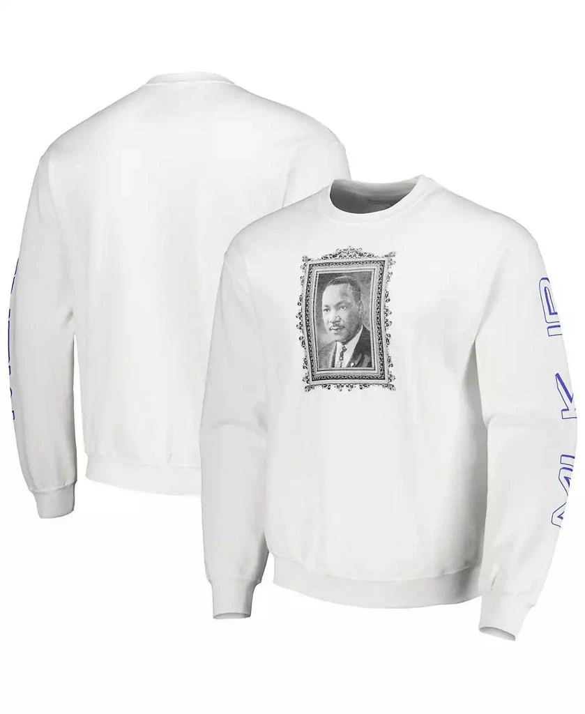 Philcos Men's and Women's Martin Luther King Jr. White Graphic Pullover Sweatshirt 1