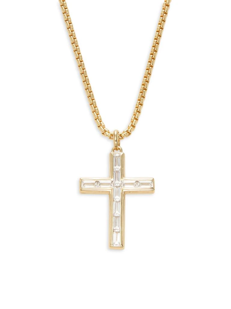 Effy 14K Goldplated Sterling Silver
Zircon Pendant Necklace