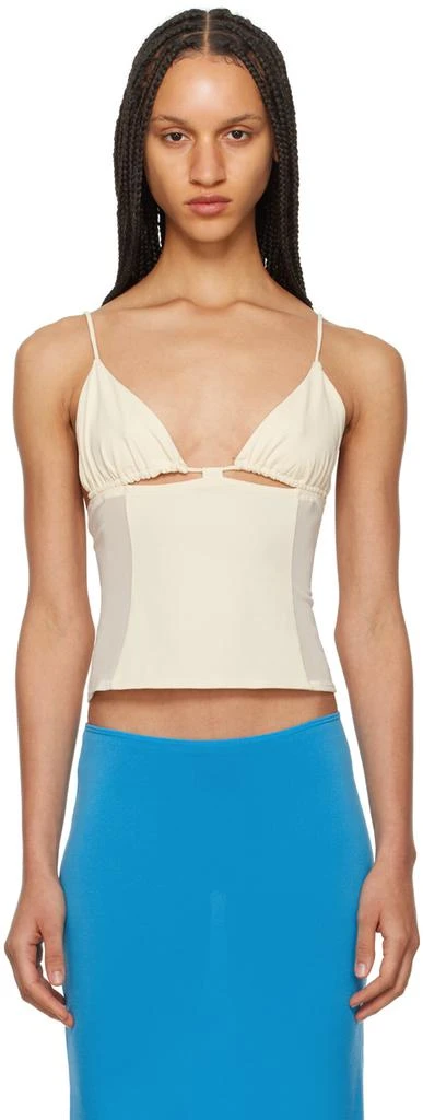 Miaou Off-White Ellie Tank Top 1