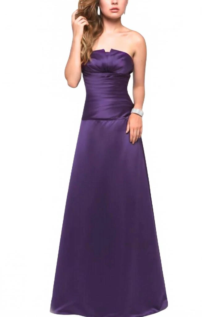 red maxi dress for women Lilo Strapless Maxi Dress