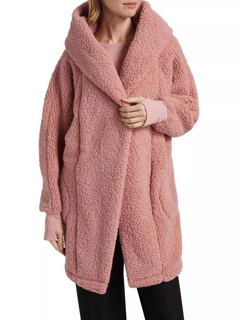 By Jill Martin The Best Lounger In The World Embellished Warrior Sherpa Hooded Jacket 3