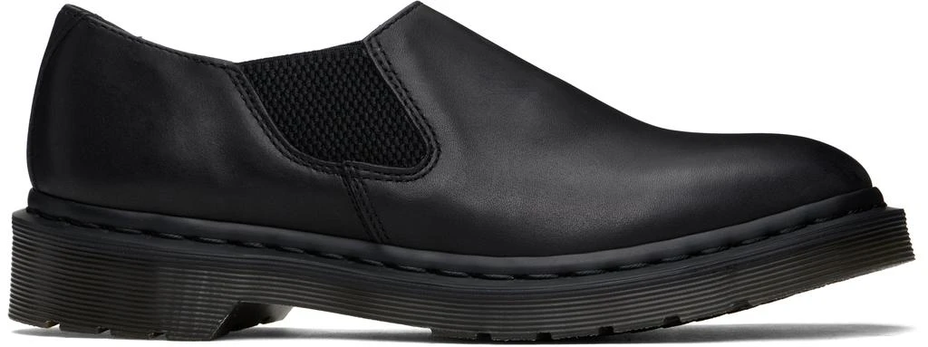 Dr. Martens Black Louis Analine Leather Slip-on Loafers 1
