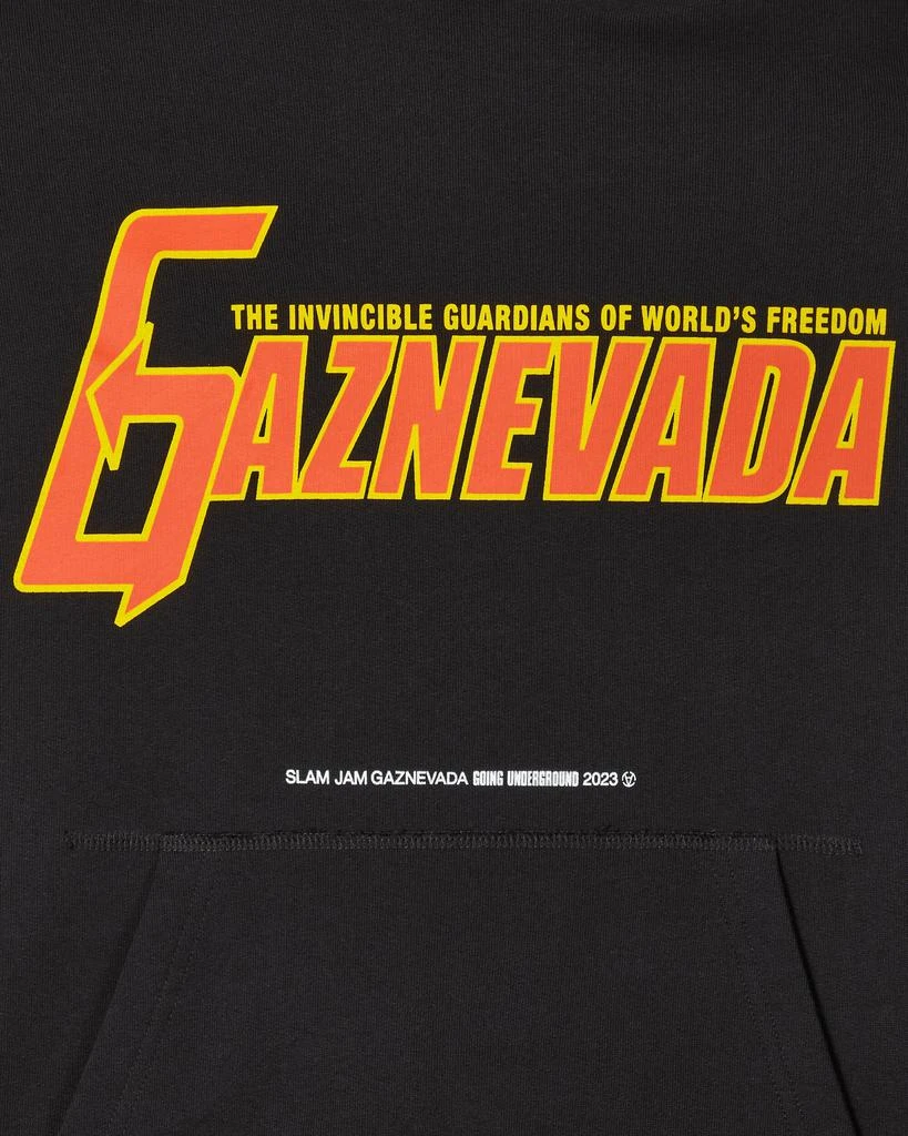 Slam Jam Gaznevada Graphic Hooded Sweatshirt Black 5