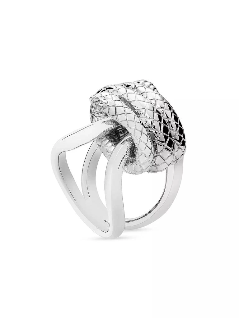 TANE Mexico 1942 Animales Sterling Silver Snake Knotted Ring 3