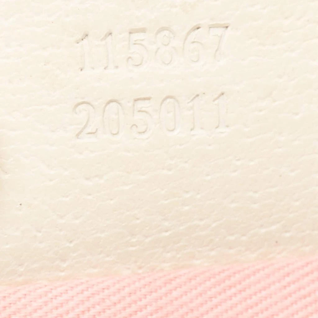 Gucci Gucci Pink/Off White GG Canvas Medium Horsebit Hobo 9