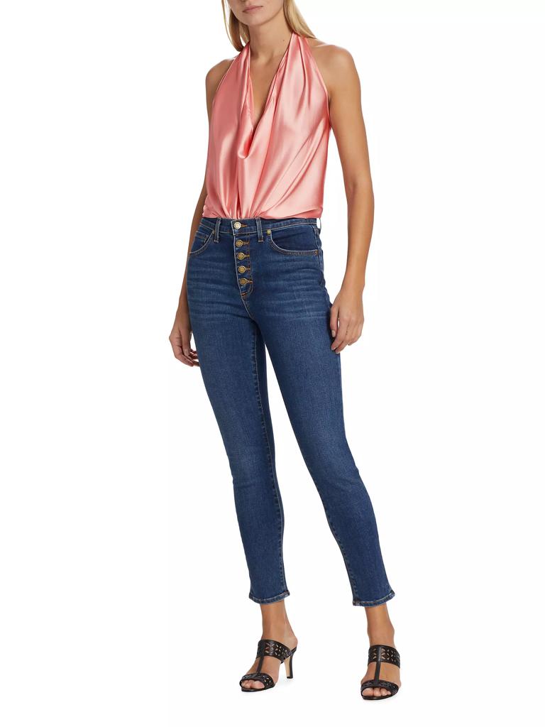 Ramy Brook Harriet Convertible Stretch-Silk Top