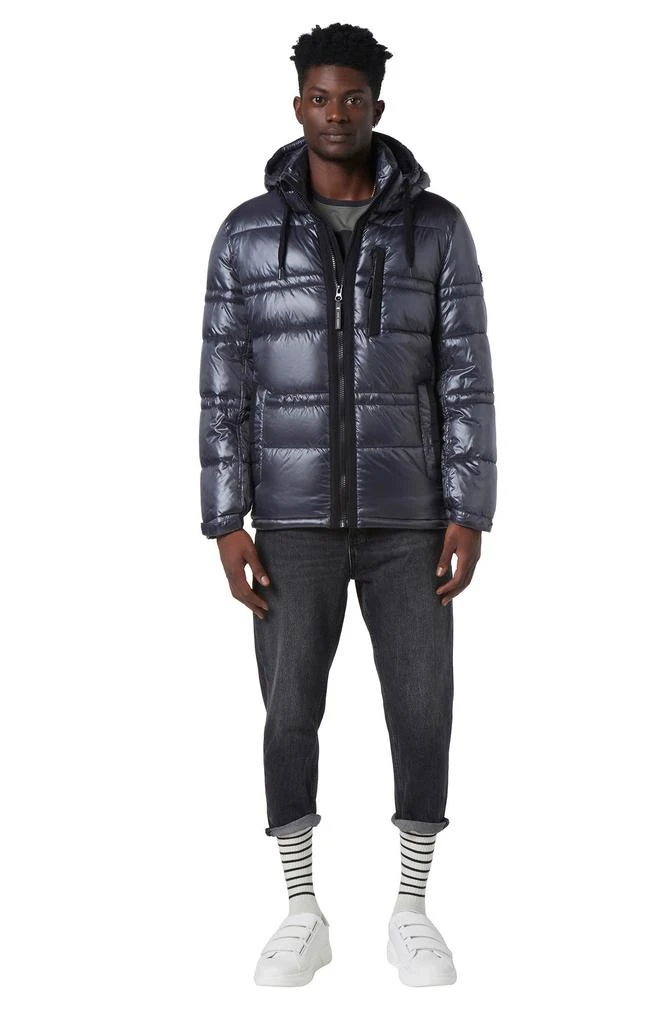 Andrew Marc Gotham Water Resistant Mid Length Puffer Jacket 6